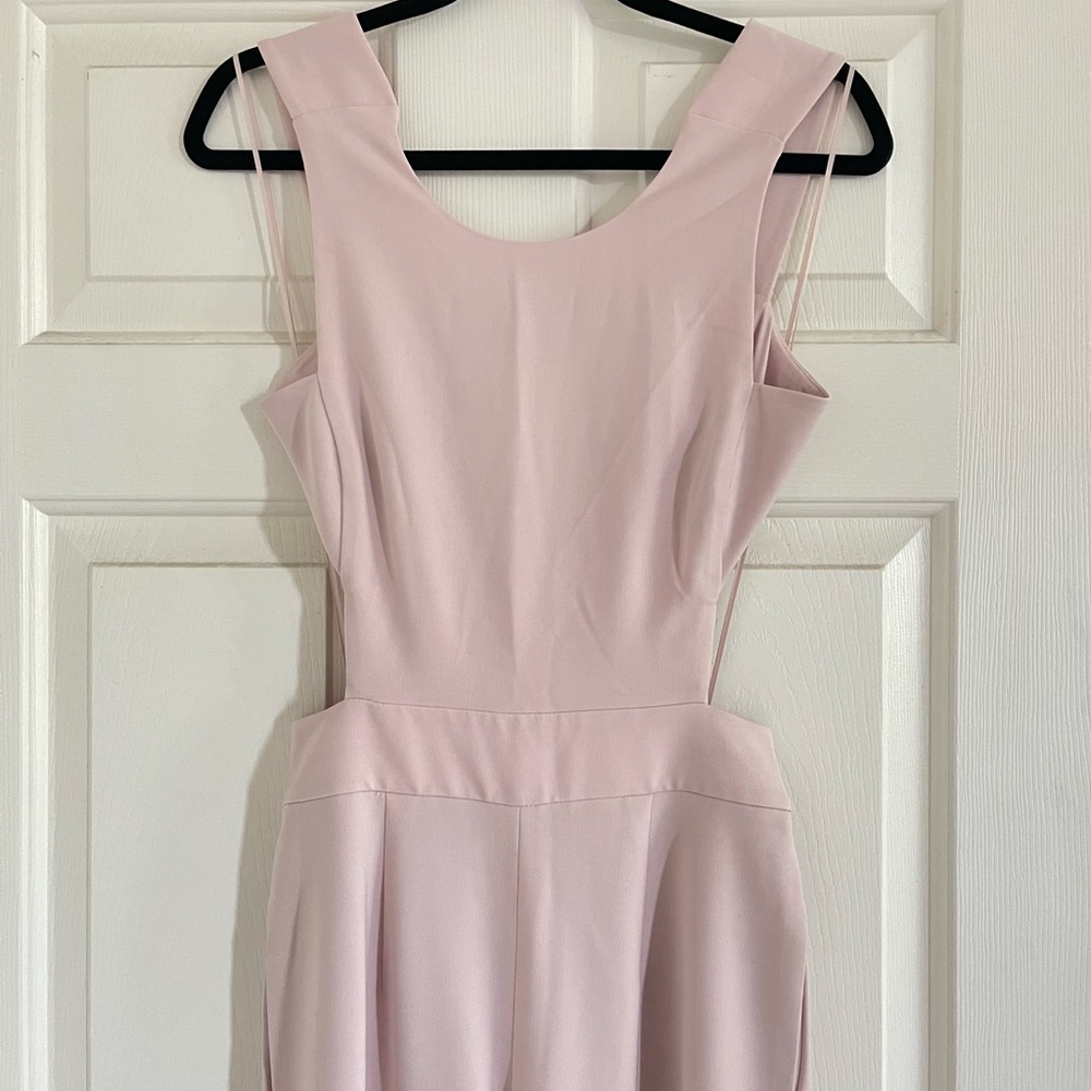 Express light pink jumpsuit
